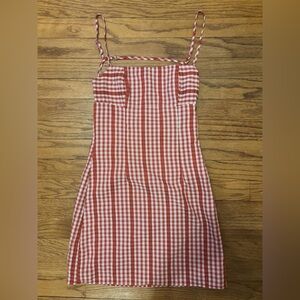 true vintage 2000s gingham dress